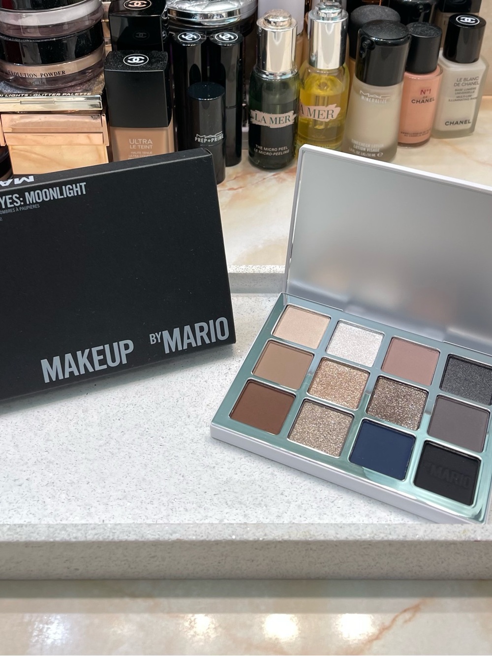 Makeup by Mario ~ ‘MOONLIGHT’ ~ Ethereal Eyes Eyeshadow Palette ~ Full Size BNIB - Picture 2 of 16